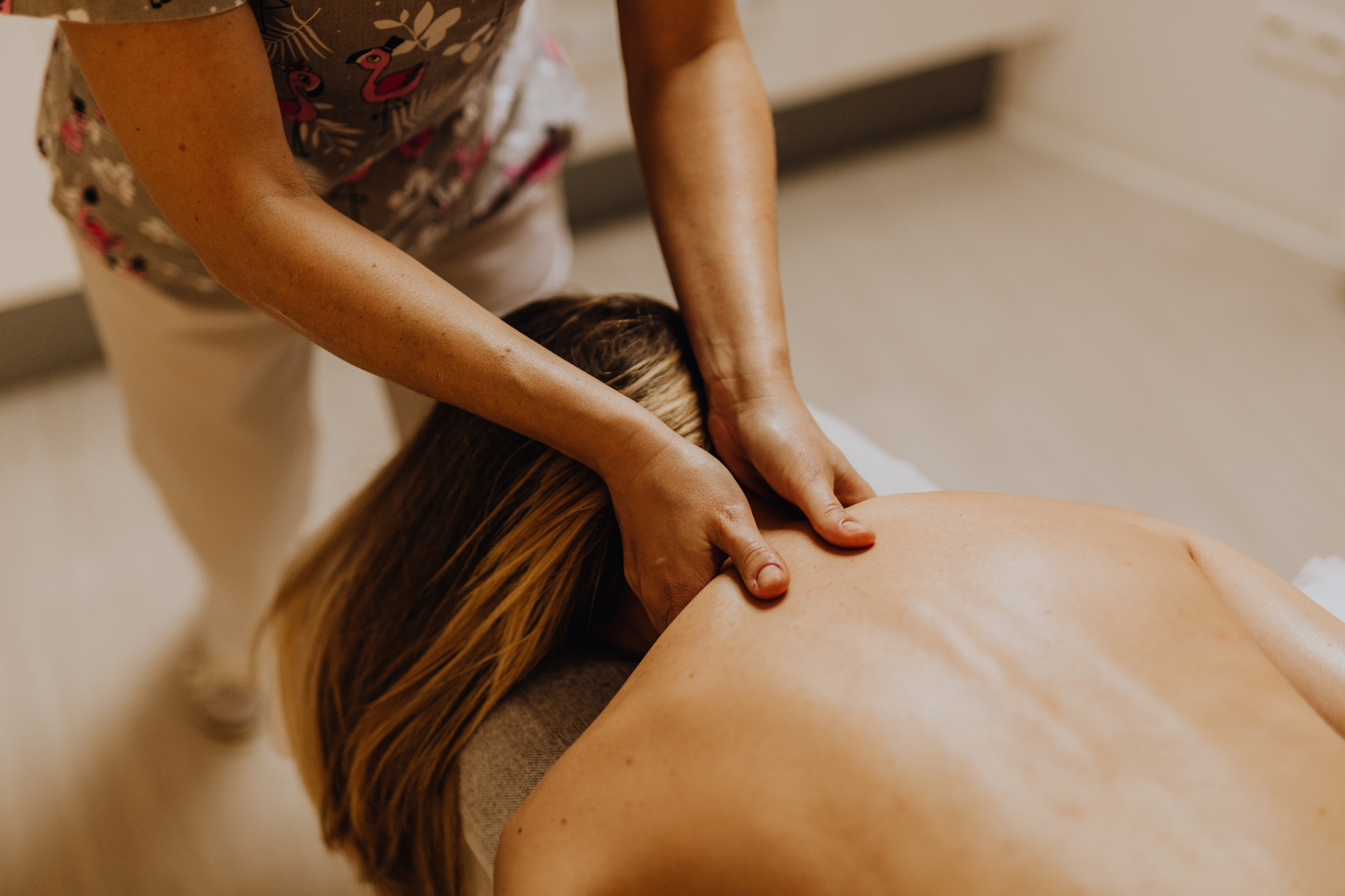  A Woman Having a Massage